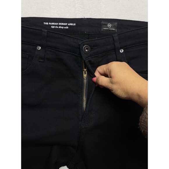 AG Adriano Goldschmied The Farrah Skinny Ankle Women's Sz 31 High-Rise Jeans - Picture 8 of 13